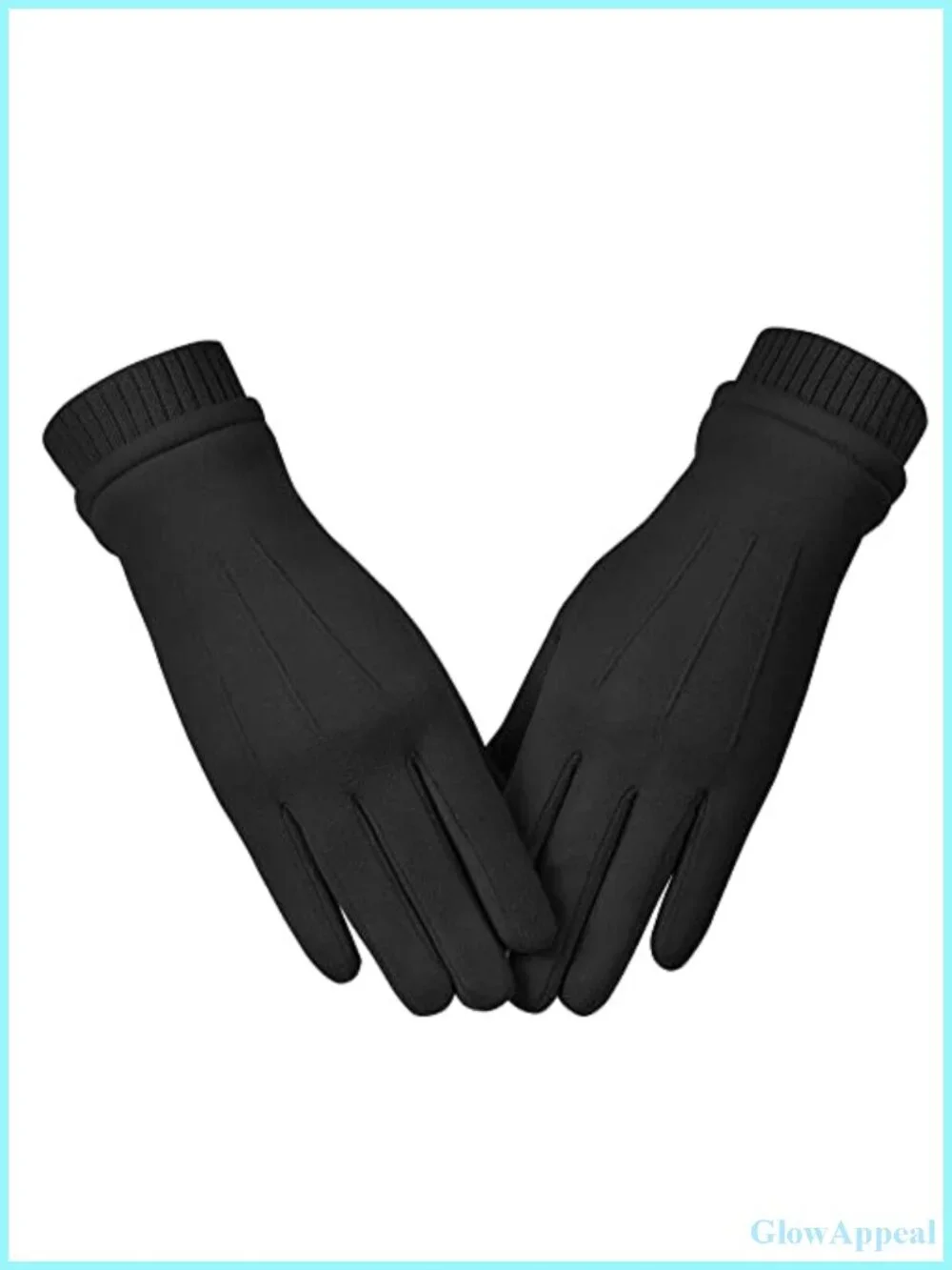 Women's Warm Suede Touchscreen Gloves with Wool Lining